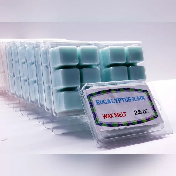 EUCALYPTUS RAIN -Bath & Body Works Candle Wax Melts- $8 per pack - Picture 8 of 9